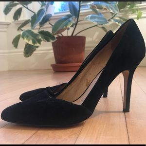 ALDO Black d’Orsay Suede Heels